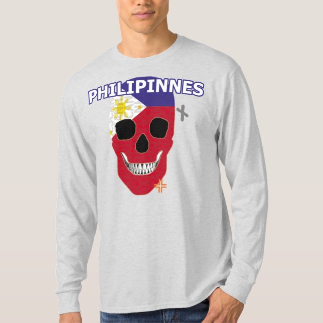 HANDSKULL Filipinas - Camisa de manga comprida B2 (Frente)