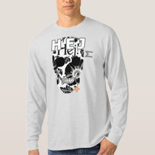 HANDSKULL Hej T-Shirt B2 de longa distância