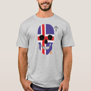 HANDSKULL Islândia t-shirt básica B2