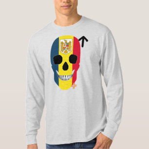 HANDSKULL Romênia T-Shirt B2 de longa distância