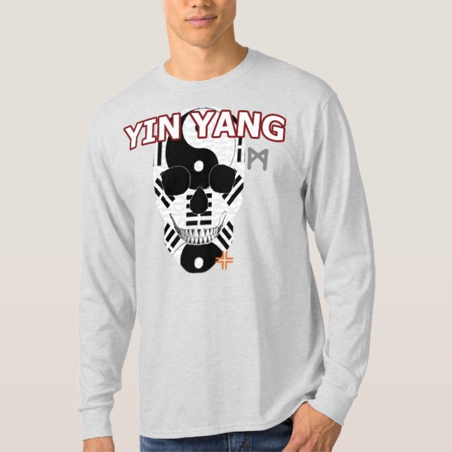 HANDSKULL Yin Yang Long Sleeve T-Shirt B2 (Frente)