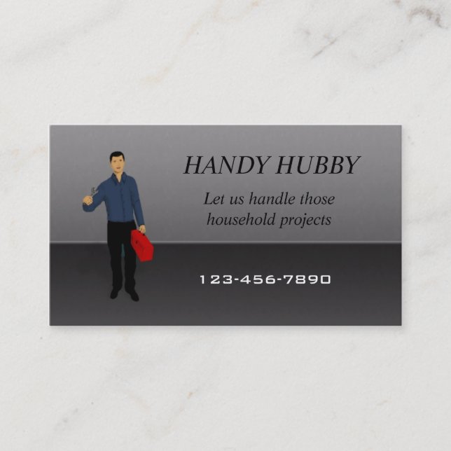 Handy Man cartão de visita (Frente)