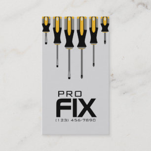 Handyman, Cartão de visita de manutenção