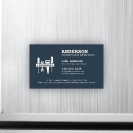 Handyman Home Repair Magnetic Cartão de visita