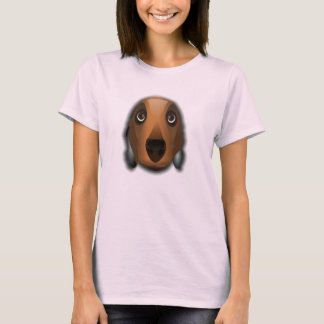 Hanes Nano T-Shirt com cabeça de cão