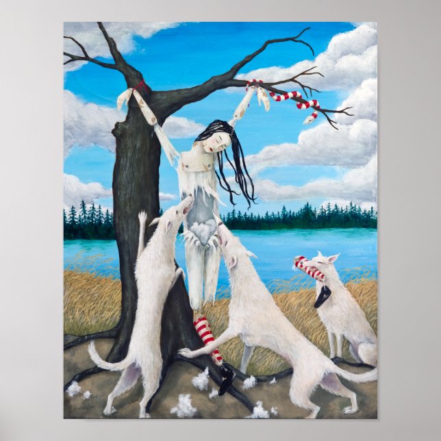 "Hang", por Christiane Cegavske Poster (Frente)