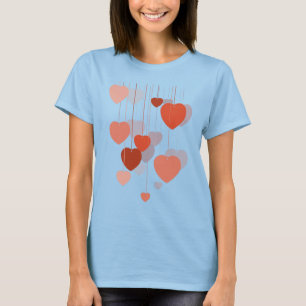 Hangin' Hearts sombreado T-Shirt