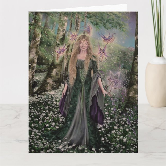 Hannah Titania, cartão de boas-vindas da véspera d (Frente)