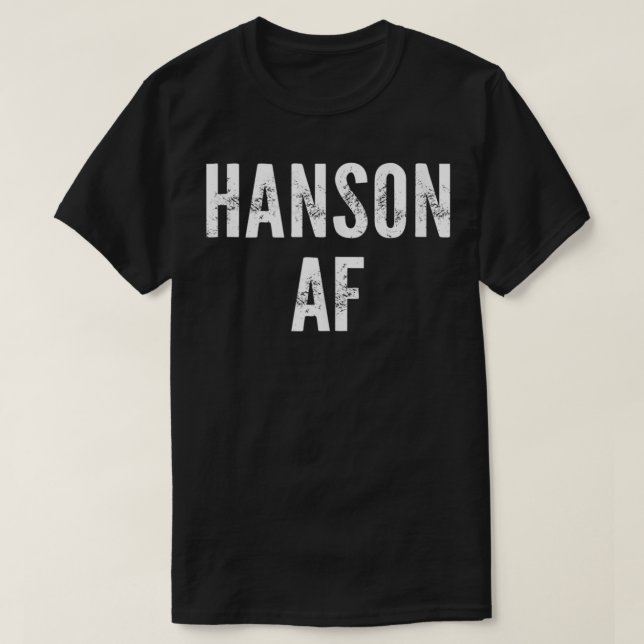 Hanson AF Tank Top (Frente do Design)