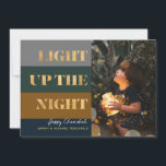 Hanukkah Chanukah traz luz Dourada para a Foto da<br><div class="desc">Nosso Hanukkah / Chanukah Dourado Light O cartão noturno é uma maneira elegante e elegante de compartilhar seus desejos de Chanucá/ Chanukah com amigos,  família e clientes! Com espaço para personalizar com seu nome e foto. Consultas? Envie-nos uma mensagem ou envie um email para bestdresssedbread@gmail.com. Feliz Chanukah!</div>