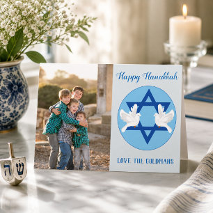 Hanukkah Dove Saudações de Paz