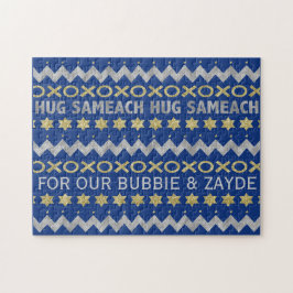 Hanukkah "HUGS" Quebra-cabeça personalizado