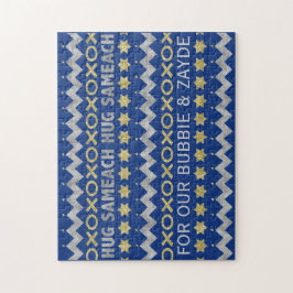 Hanukkah "HUGS" Quebra-cabeça personalizado