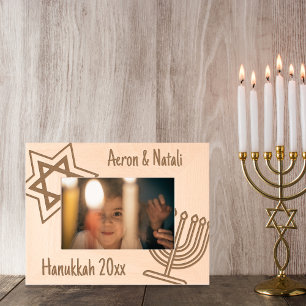 Hanukkah Menorah Star de David Simple e Clássico
