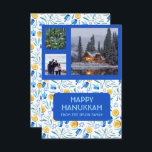 HANUKKAH PERSONALIZADO FOTOS Driedel Gelt Holiday<br><div class="desc">Personalize esta placa plana adicionando seu próprio texto e fotos na frente ou atrás. Há uma grade em frente às fotos que facilita o uso de fotos de qualquer tamanho e mantém-nas alinhadas e em formato quadrado. Você pode excluir a grade ou alterar as cores ou a espessura das linhas,...</div>