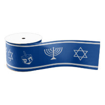 Hanukkah Ribbon | Menorah, Estrela de David, Dreid