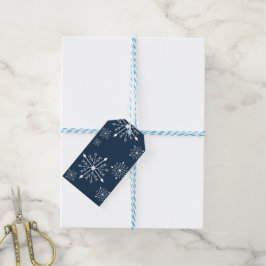 Hanukkah Snowflake - Etiquetas de Presente