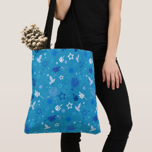 Hanukkah Stars Tote Bag