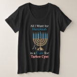 Hanukkah.. Tarlov Cyst Plus T-Shirt Tamanho<br><div class="desc">camisa</div>