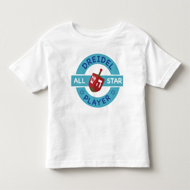 Hanukkah todo o t-shirt da Estrela-Dreidel (Frente)