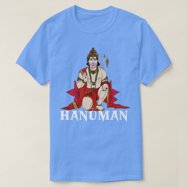 Hanuman Hindu God Premium T-Shirt (Frente do Design)