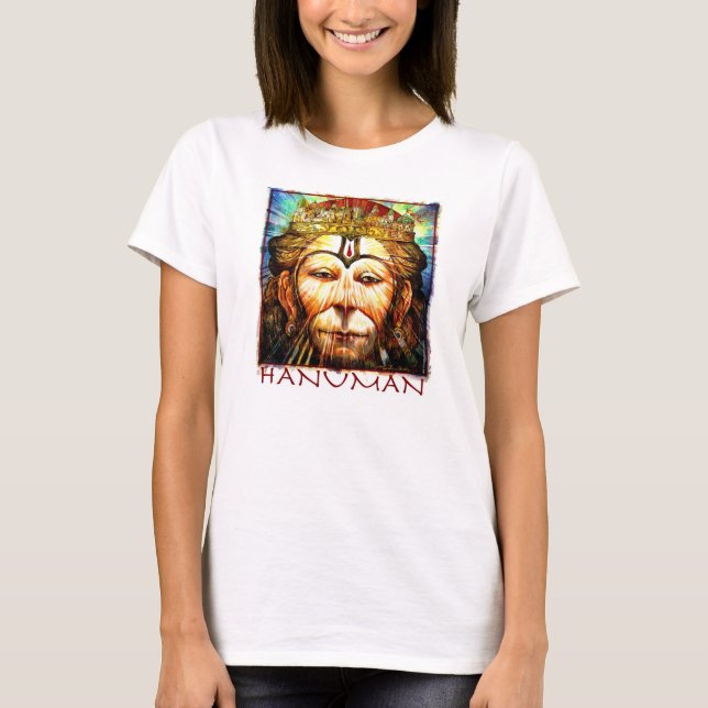 Hanuman! O t-shirt da mulher (Frente)