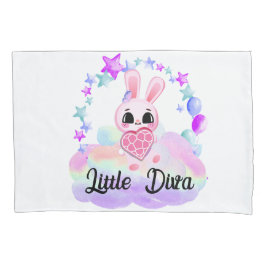 Happiness magic sweet bunny in the rainbow