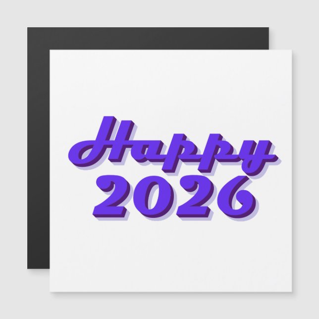 Happy 2026 (Frente/Verso)