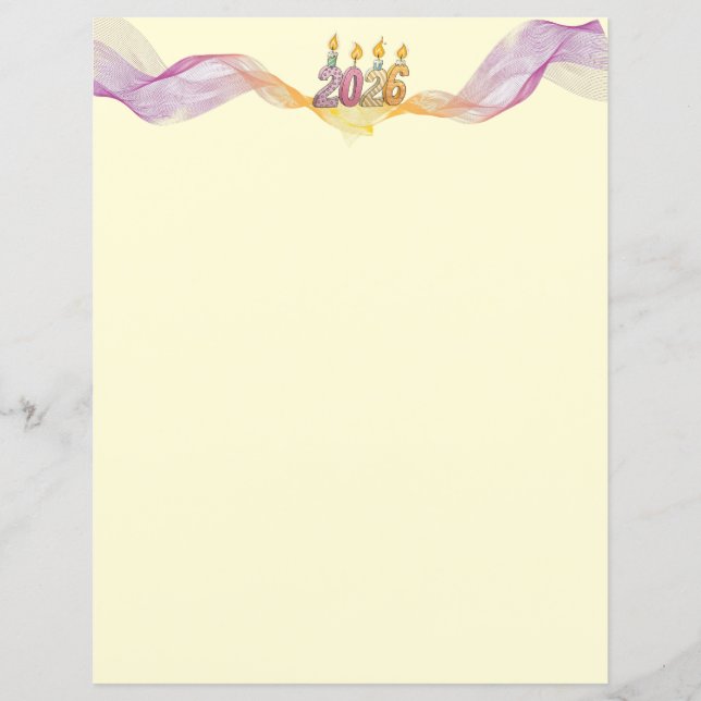 Happy 2026 New Year Paper (Frente)