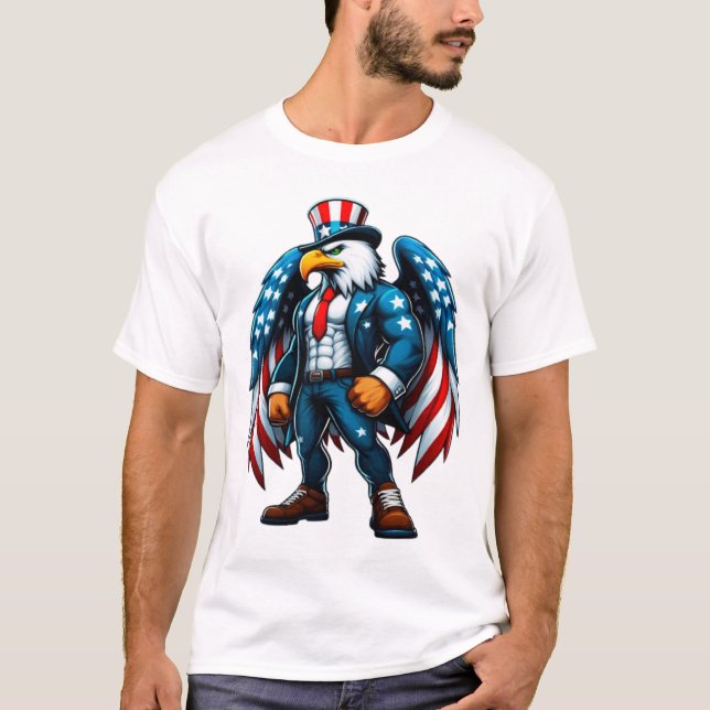 Happy 4 JULY T-shirt (Frente)