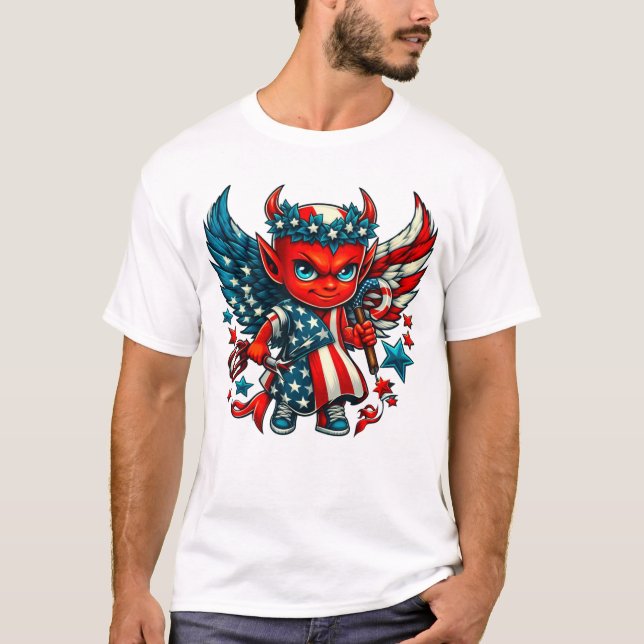 Happy 4 JULY T-shirt (Frente)