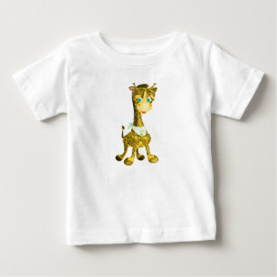 Happy Baby Giraffe Baby T-shirt - Pintura