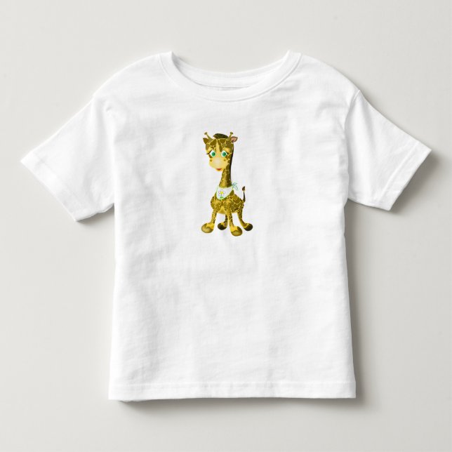 Happy Baby Giraffe Toddler T-shirt (Frente)