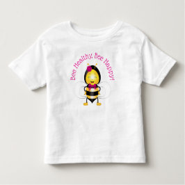 Happy Bee Girl Toddler T-Shirt