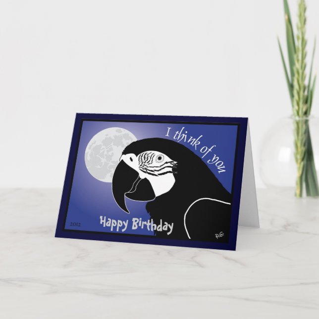 Happy Birthday cartão (Frente)