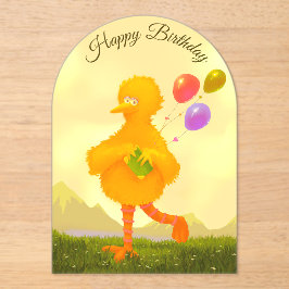 Happy Birthday Invitation Big Bird