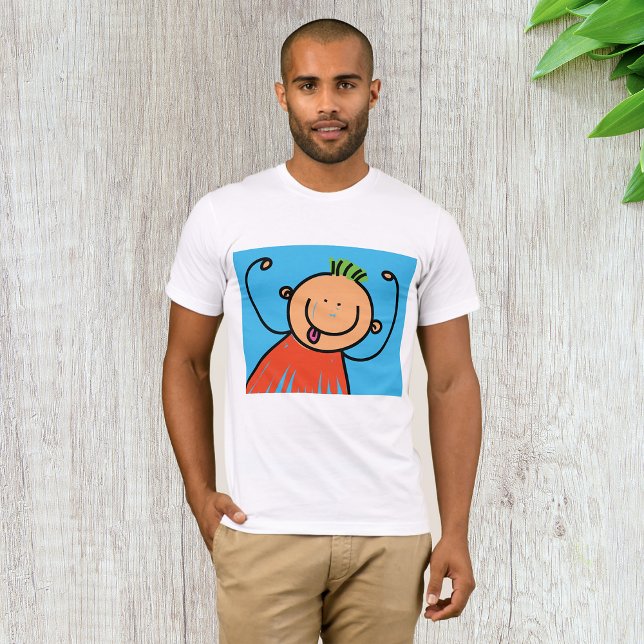 Happy Boy Mens T-Shirt (Criador carregado)