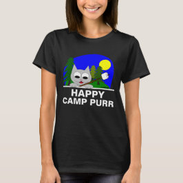 "Happy Camp Purr" Camiseta engraçada de gato acamp