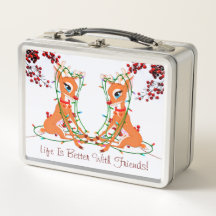 Happy Deer Lunch Box, para crianças