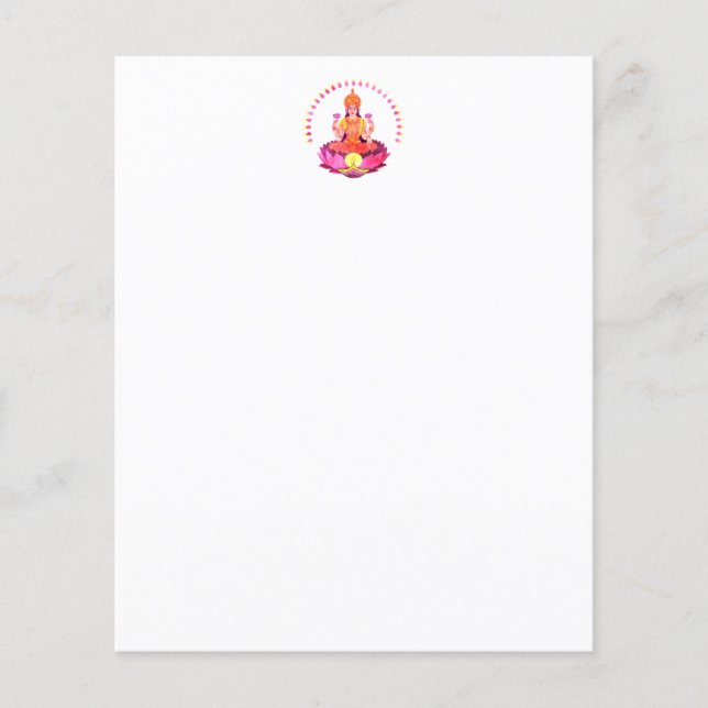 Happy Diwali - Deepalavi Lakshmi Goddese 1 (Frente)