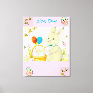 Happy Easter Bunny Canvas