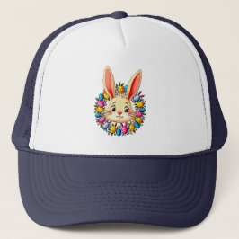 Happy Easter Bunny – Colorful Spring Art boné
