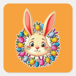 Happy Easter Bunny – Colorful Spring - Autocolante