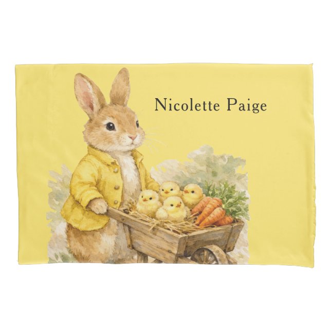 Happy Easter Bunny Rabbit Baby Shower Gift (Frente)