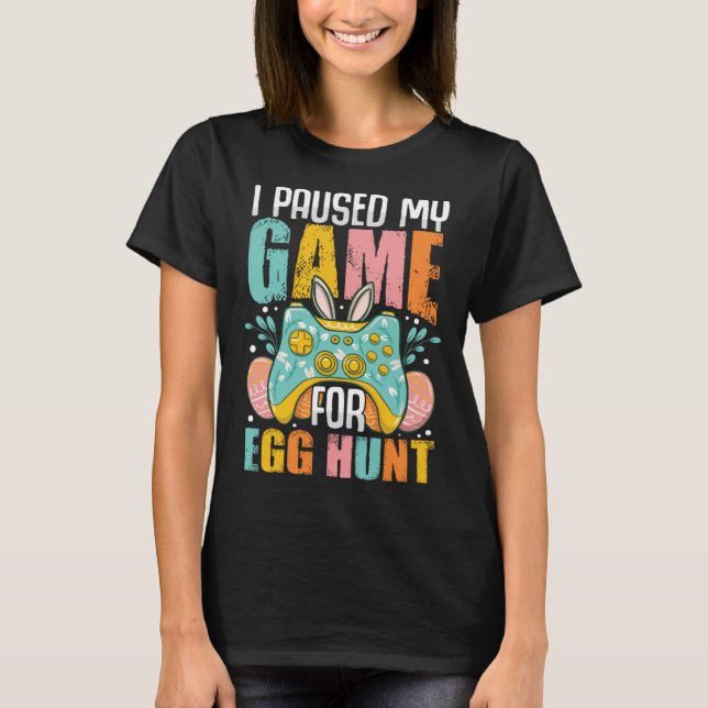Happy Easter T-Shirt Gaming Controller Games Funny (Frente)