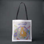 HAPPY EASTER Tote<br><div class="desc">It's a Happy Easter when you fill your tote with whatever you need to stuff in this special occasion tote.</div>