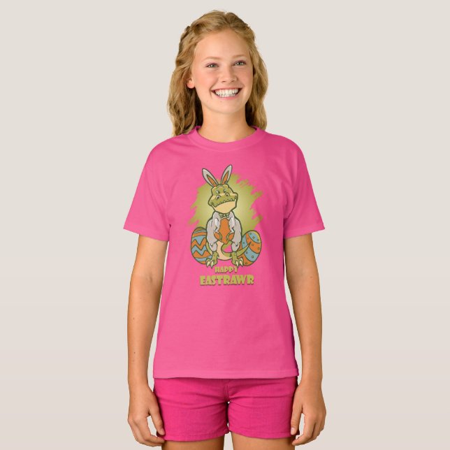 Happy Eastrawr | Crianças T-Shirt (Frente Completa)