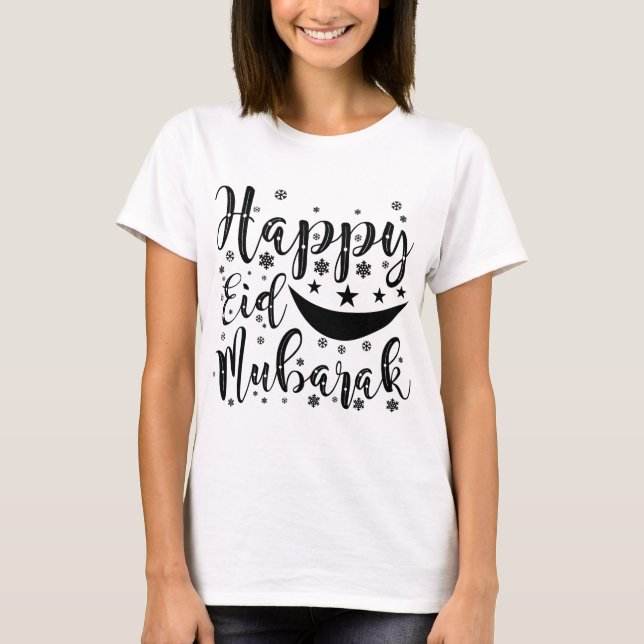 Happy Eid Mubarak T-Shirt (Frente)