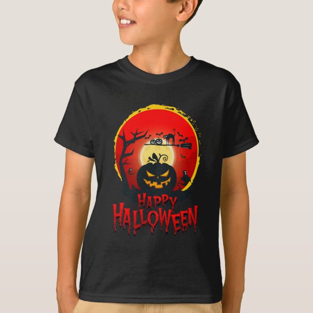 Happy Halloween Costume T-Shirt (Frente)