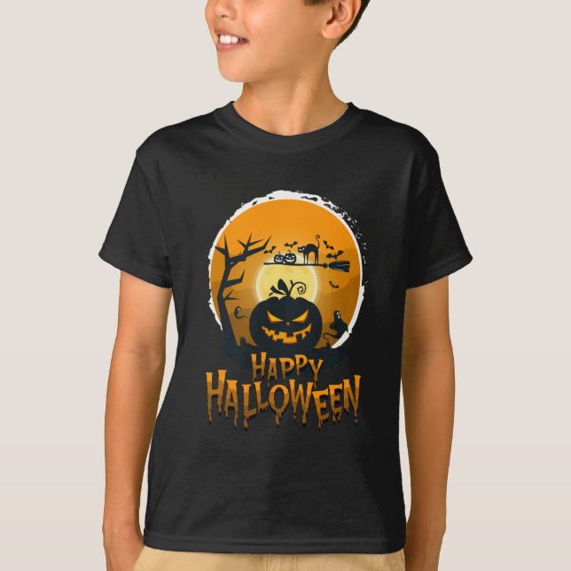 Happy Halloween Costume T-Shirt (Frente)